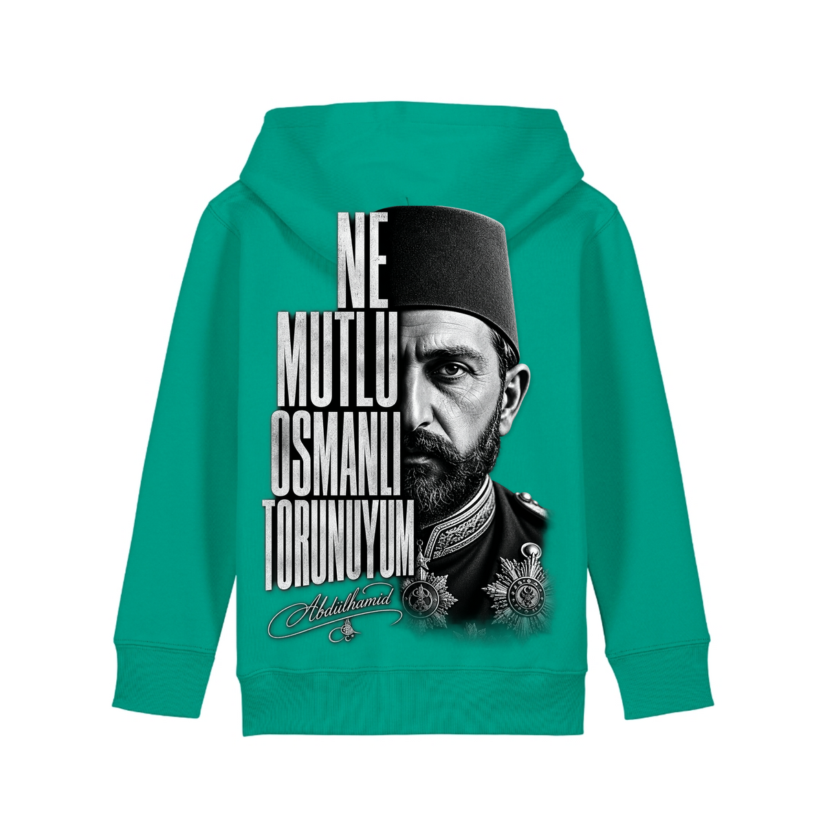 Osmanli - Kids Hoodie - Go Green - Rueckseite