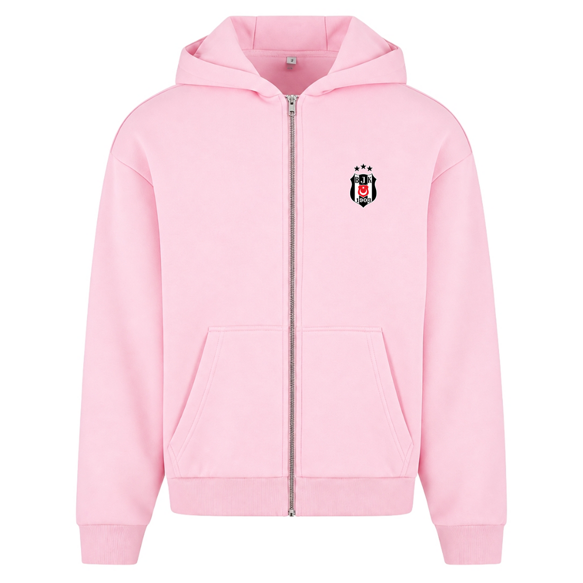 Beşiktaş - Oversized Zipper - Soft Pink