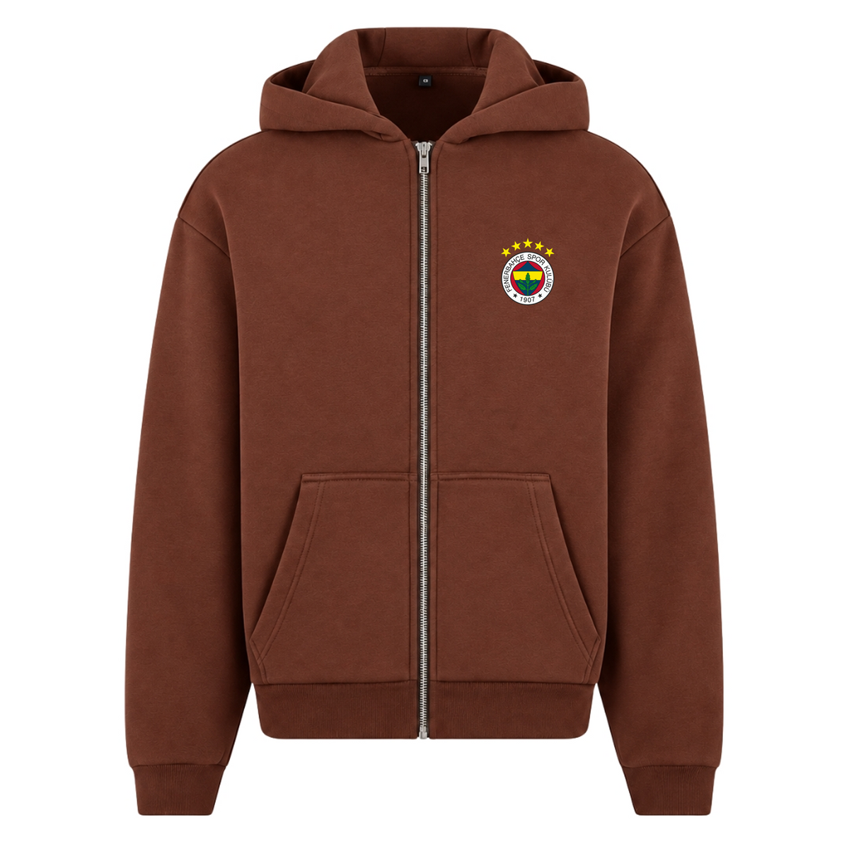 Fenerbahce - Oversized Zipper - Chocolate Brown