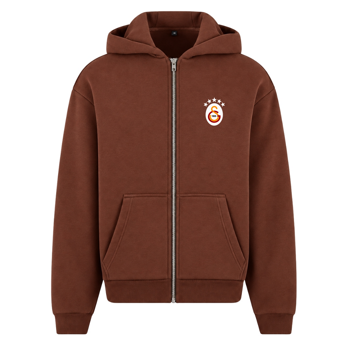 Galatasaray - Oversized Zipper - Chocolate Brown