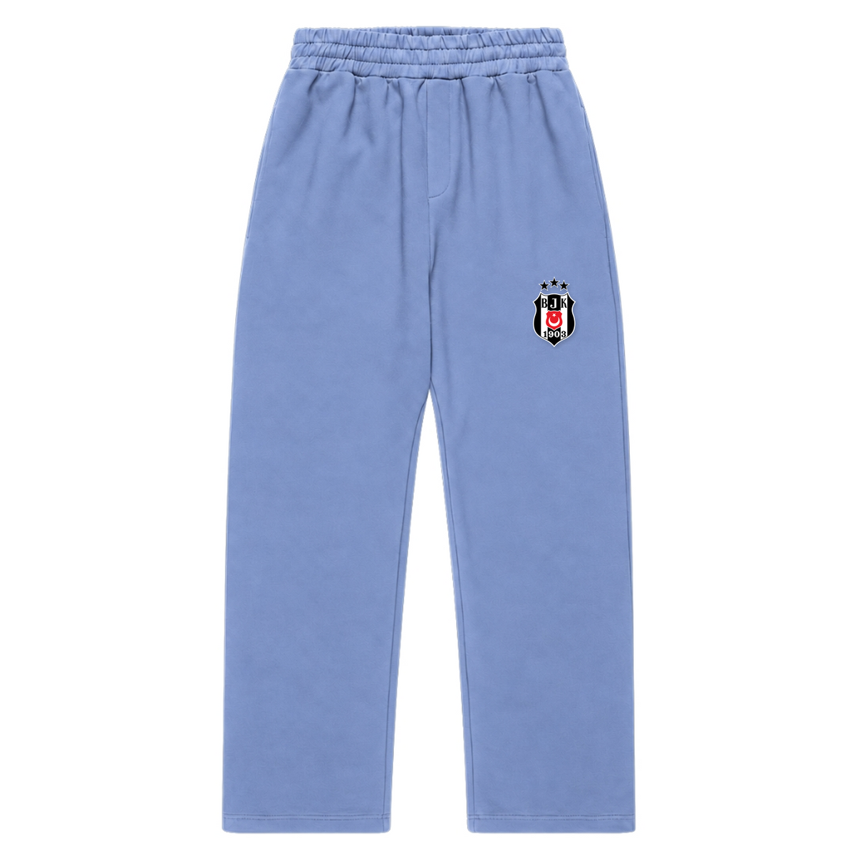 Beşiktaş - Oversized Zipper Fluffy Track Sweatpants - Powder Blue