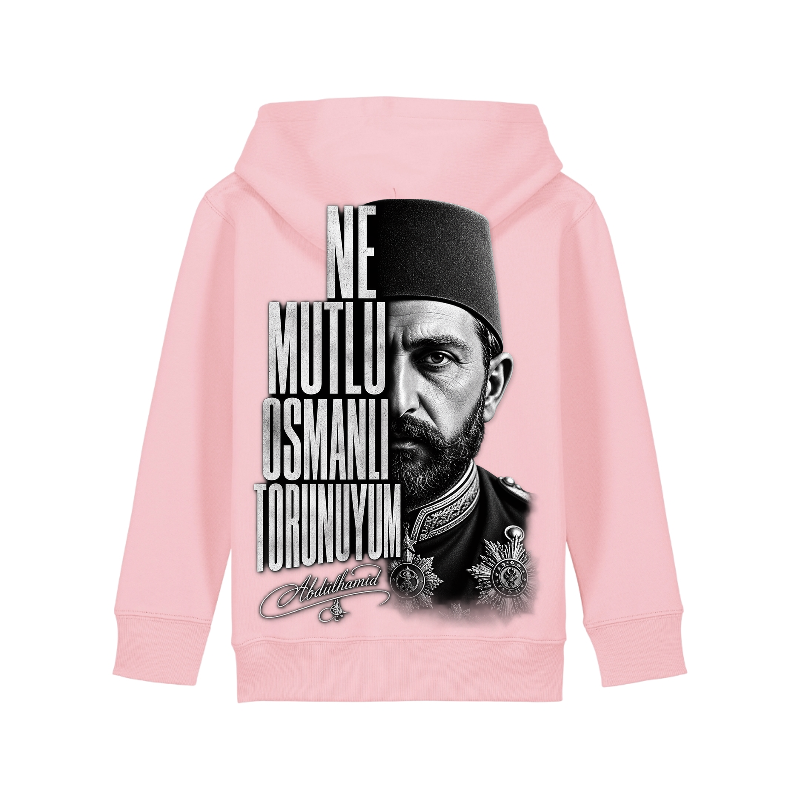 Osmanli - Kids Hoodie - Cotton Pink - Rueckseite