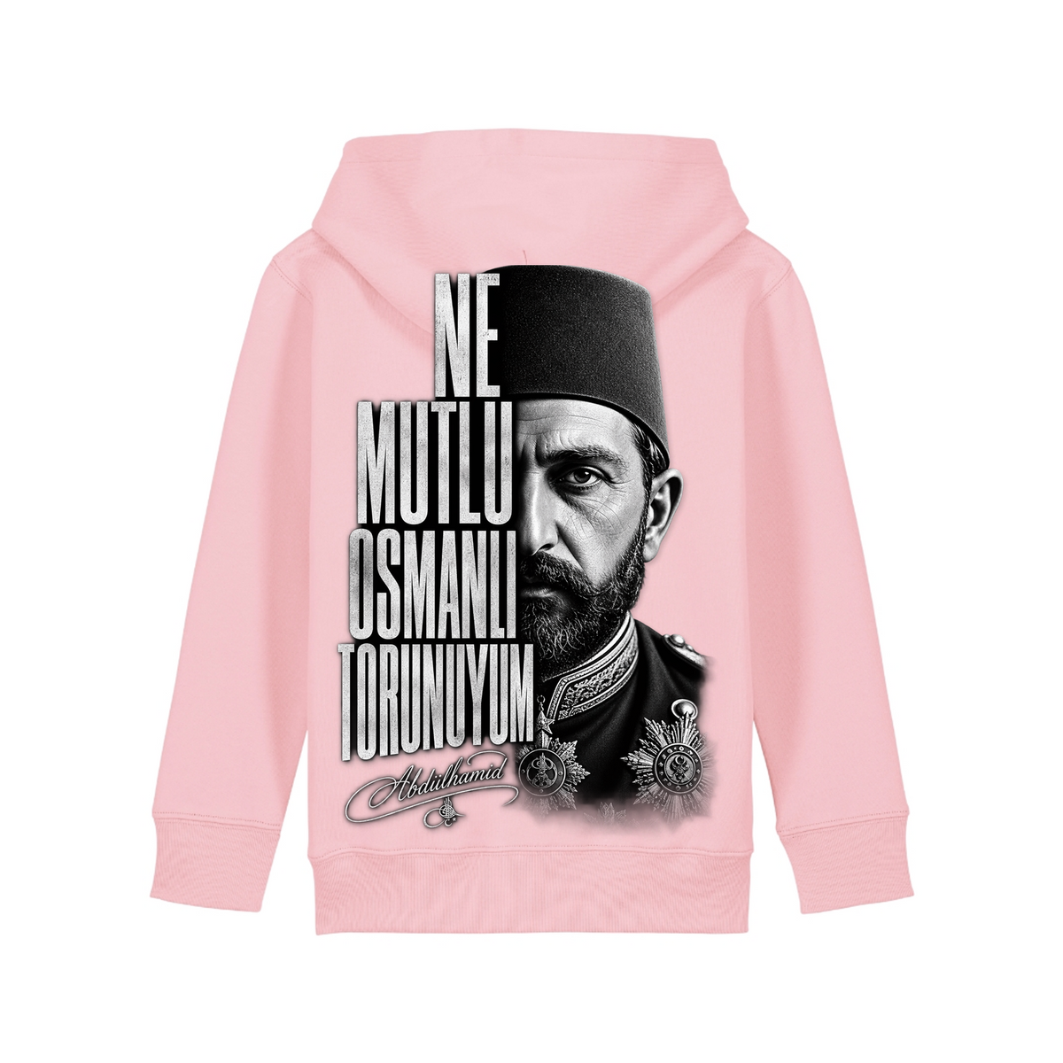 Osmanli - Kids Hoodie - Cotton Pink - Rueckseite