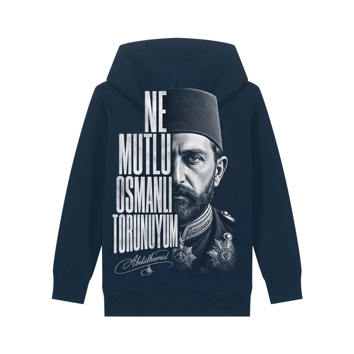 Osmanli - Kids Hoodie - French Navy - Rueckseite