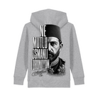 Osmanli - Kids Hoodie - Heather Grey - Rueckseite