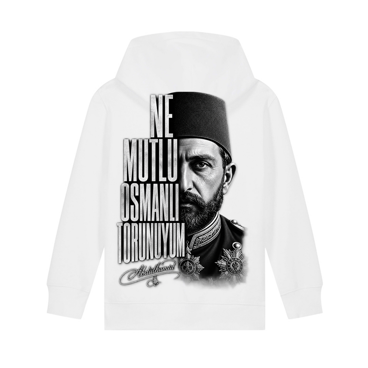 Osmanli - Kids Hoodie - White - Rueckseite