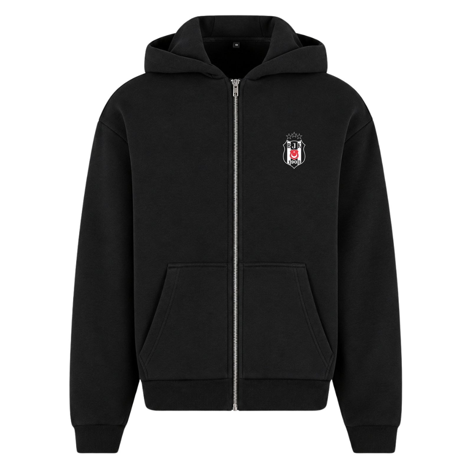 Beşiktaş - Oversized Zipper - Black