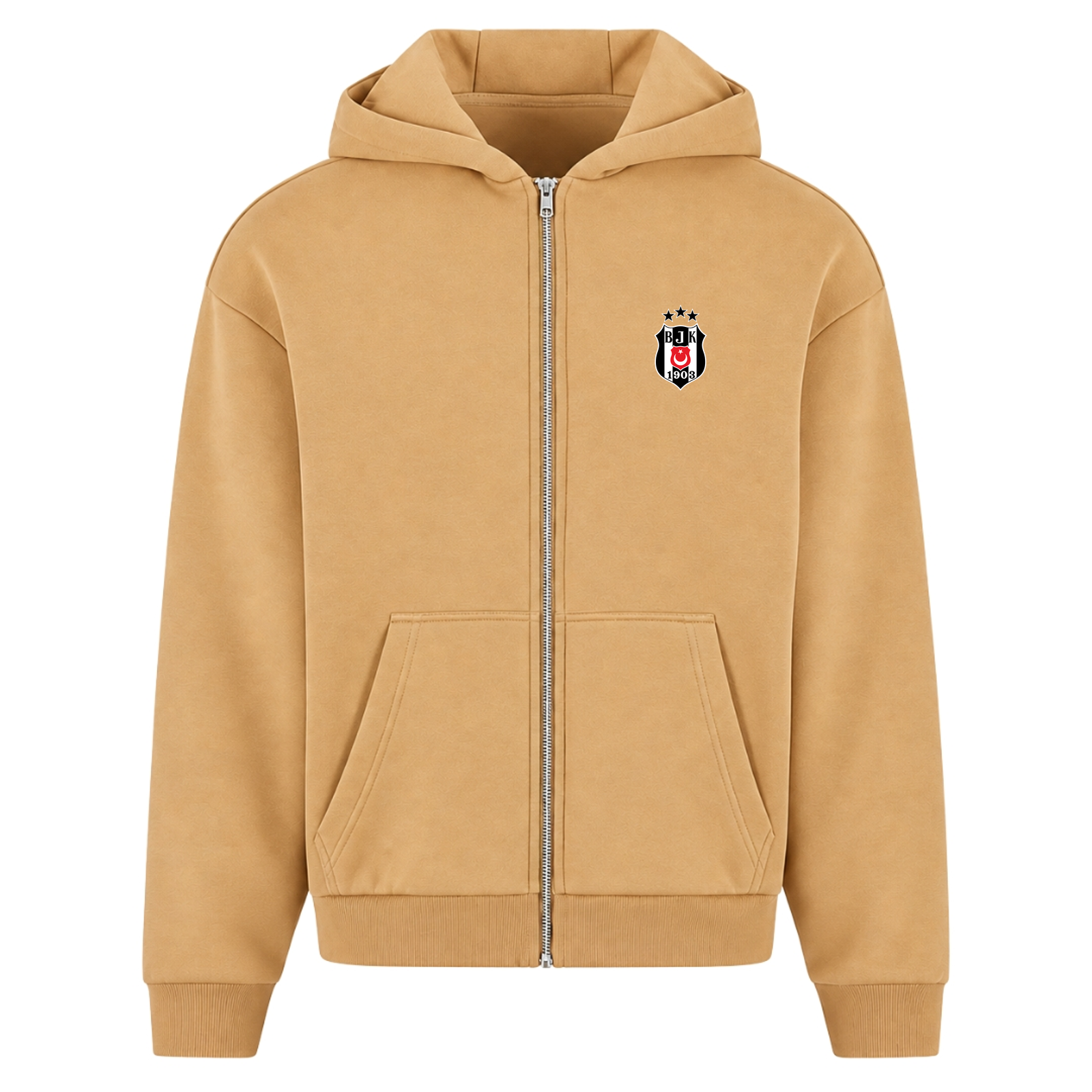 Beşiktaş - Oversized Zipper - U. Beige