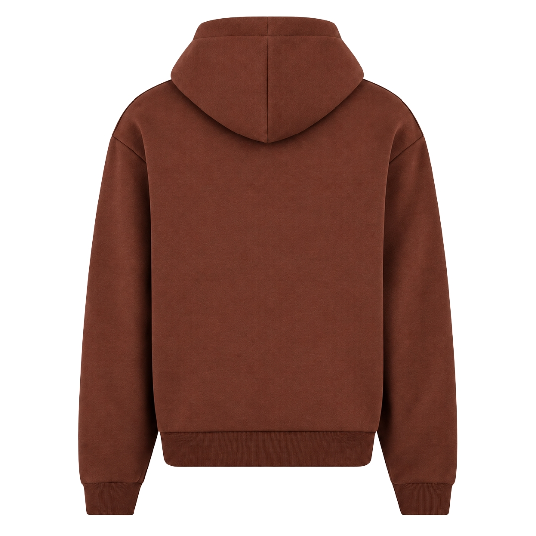 Trabzonspor - Oversized Zipper - Chocolate Brown - Rueckseite