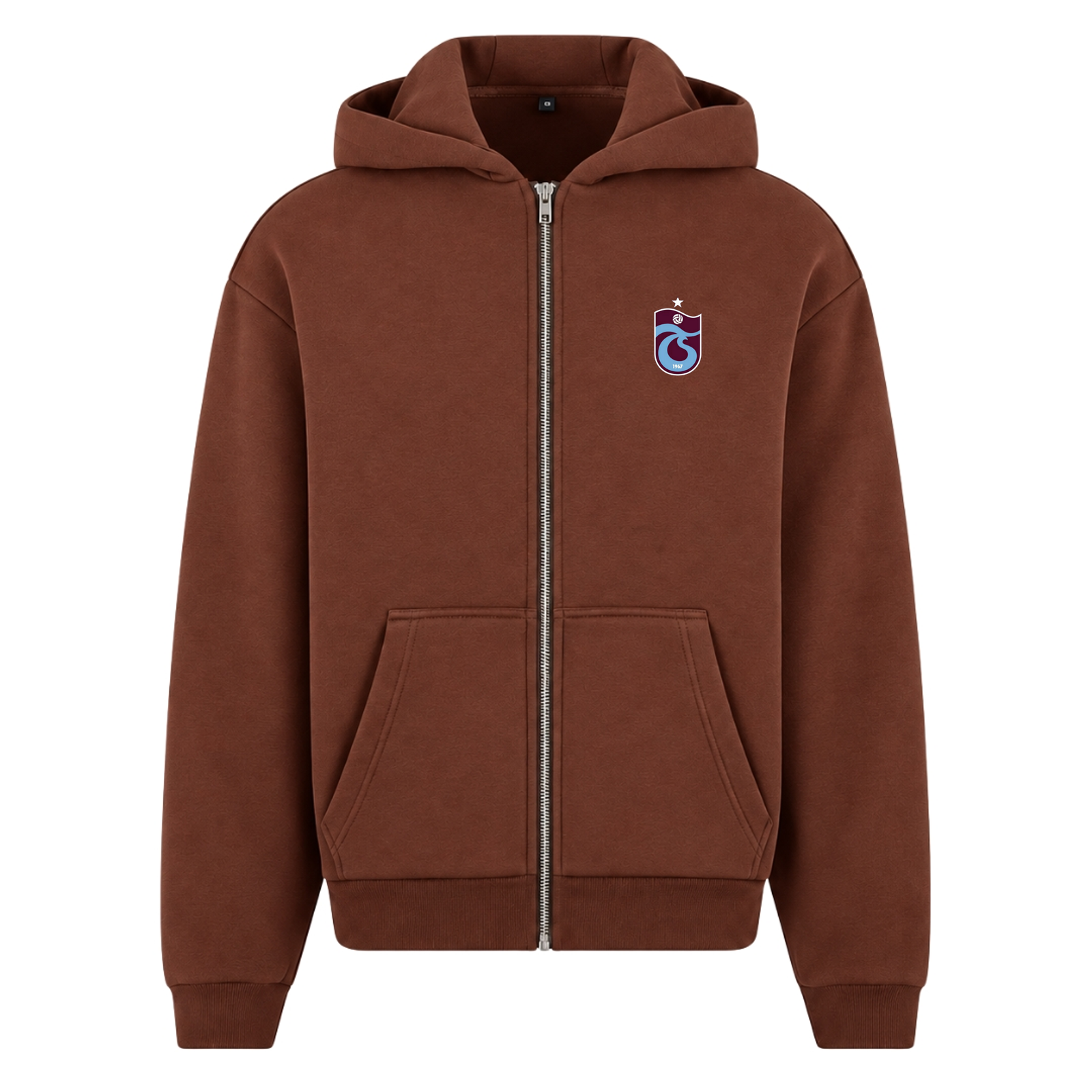 Trabzonspor - Oversized Zipper - Chocolate Brown