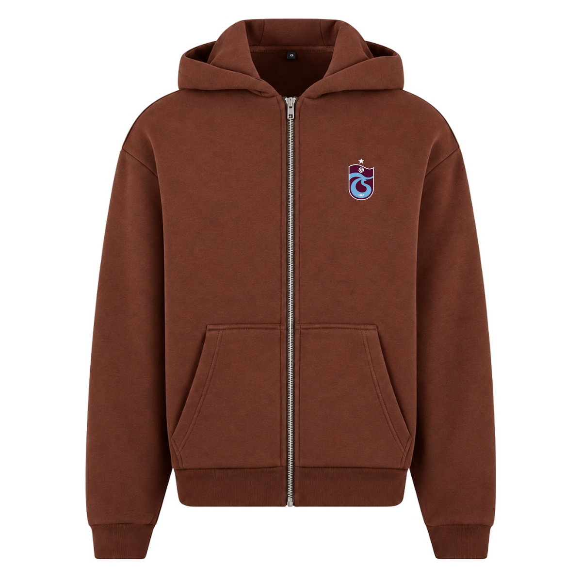 Trabzonspor - Oversized Zipper - Chocolate Brown