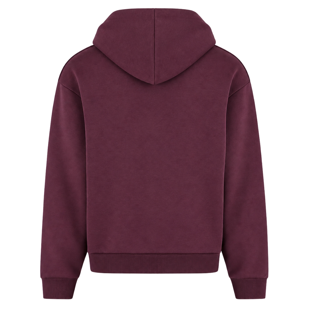 Trabzonspor - Oversized Zipper - Plum Purple - Rueckseite