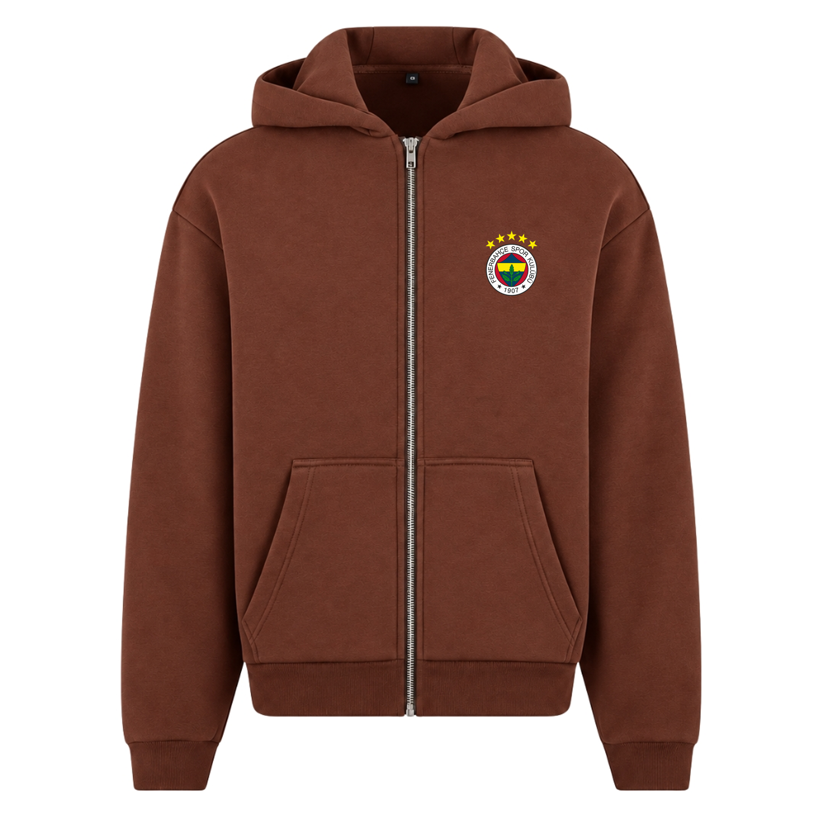 Fenerbahce - Oversized Zipper - Chocolate Brown