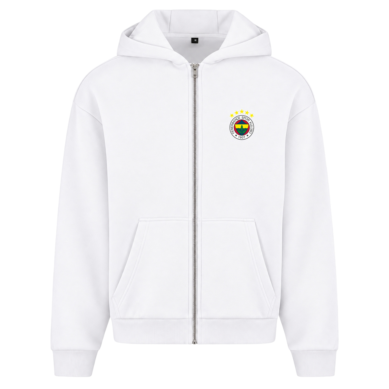 Fenerbahce - Oversized Zipper - White