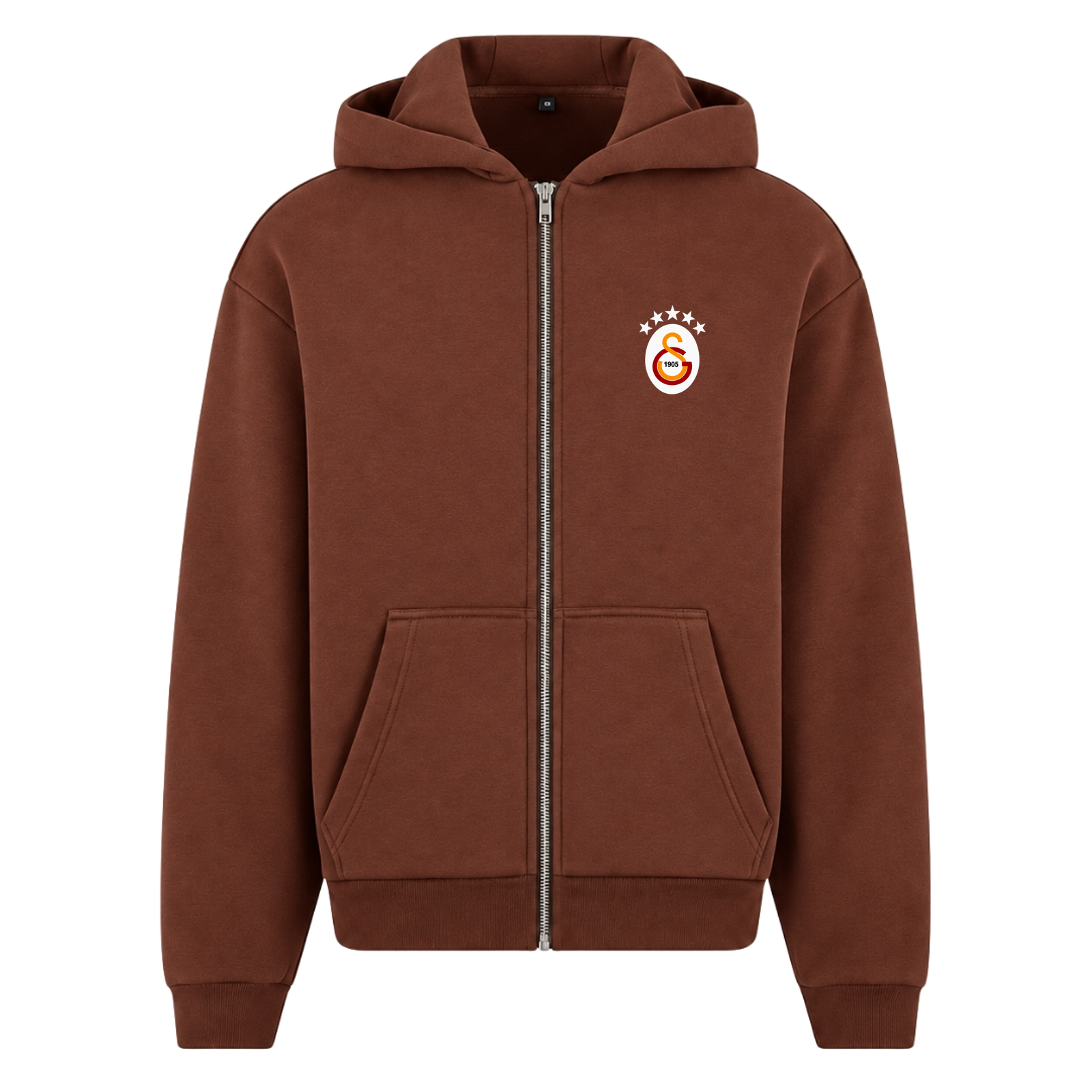Galatasaray - Oversized Zipper - Chocolate Brown