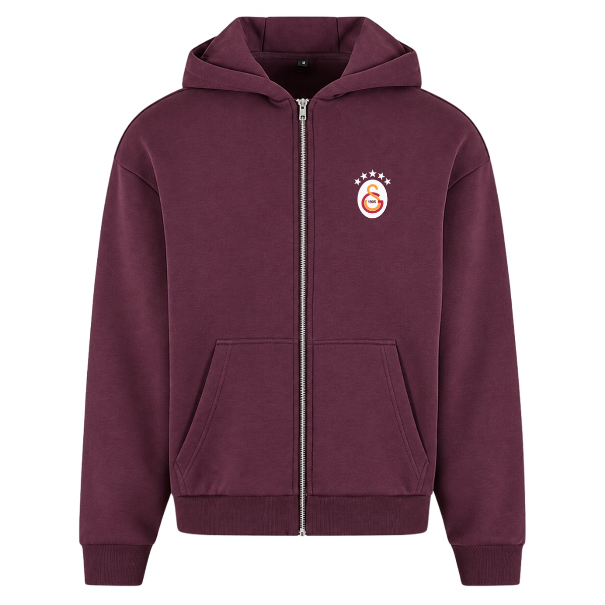 Galatasaray - Oversized Zipper - Plum Purple