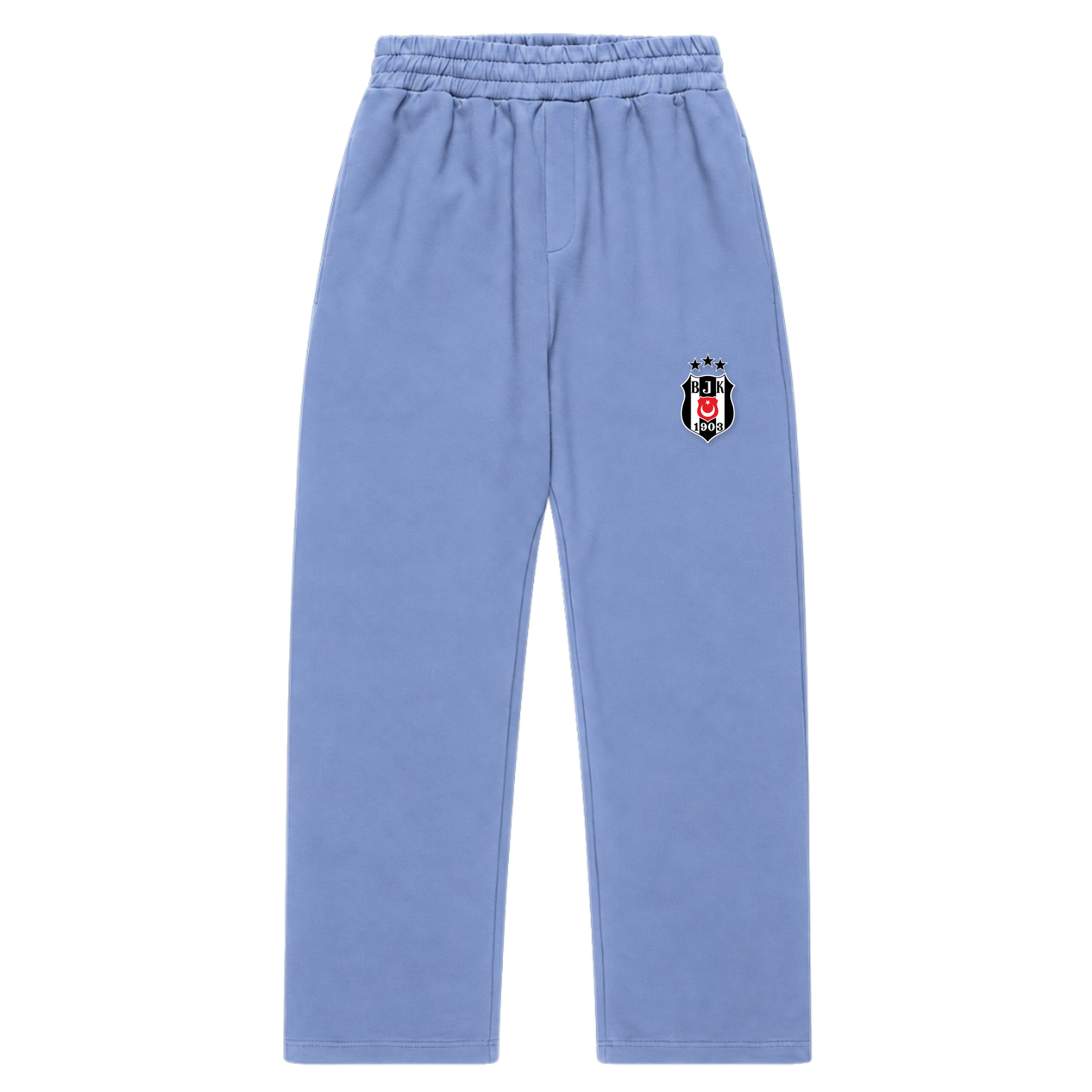 Beşiktaş - Oversized Zipper Fluffy Track Sweatpants - Powder Blue
