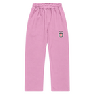 Beşiktaş - Oversized Zipper Fluffy Track Sweatpants - Soft Pink
