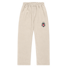 Beşiktaş - Oversized Zipper Fluffy Track Sweatpants - White Sand